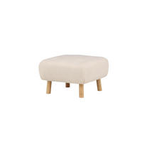 SITZPOUF SALINA Weiß 60x60x28 cm - Weiß, Textil (60/28/60cm) - FURNLUX