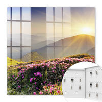 SCHLÜSSELBOX Weiß 30x30 cm – Türöffnung nach rechts - Berg Ost - Grün, Metall (30/30/5cm) - TULUP