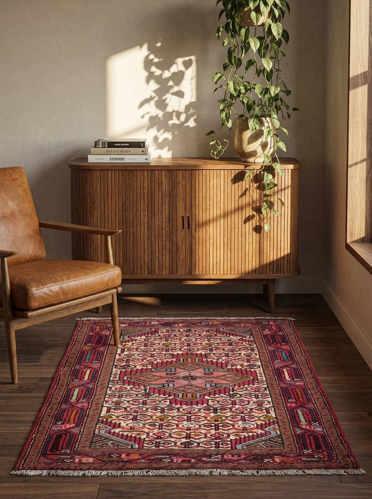 TEPPICH Assadabad Mehrfarbig 120/80 cm Schurwolle - Multicolor, Textil (80/120cm) - Looma