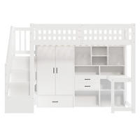 HOCHBETT 90/200 cm Weiß - Weiß, Holz - Raumix