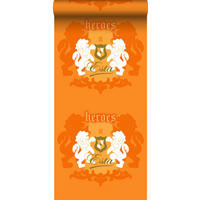 TAPETE Löwen 53 cm x 10.05 m - Orange, Papier (53/0.1cm) - ESTAhome