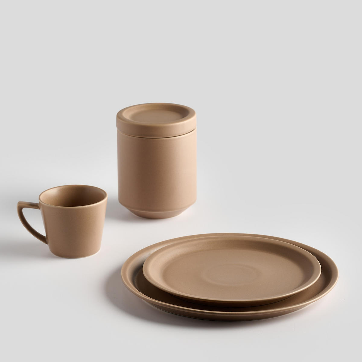 ESSTELLER Terro - Hellbraun, Stein (27cm) - home&you