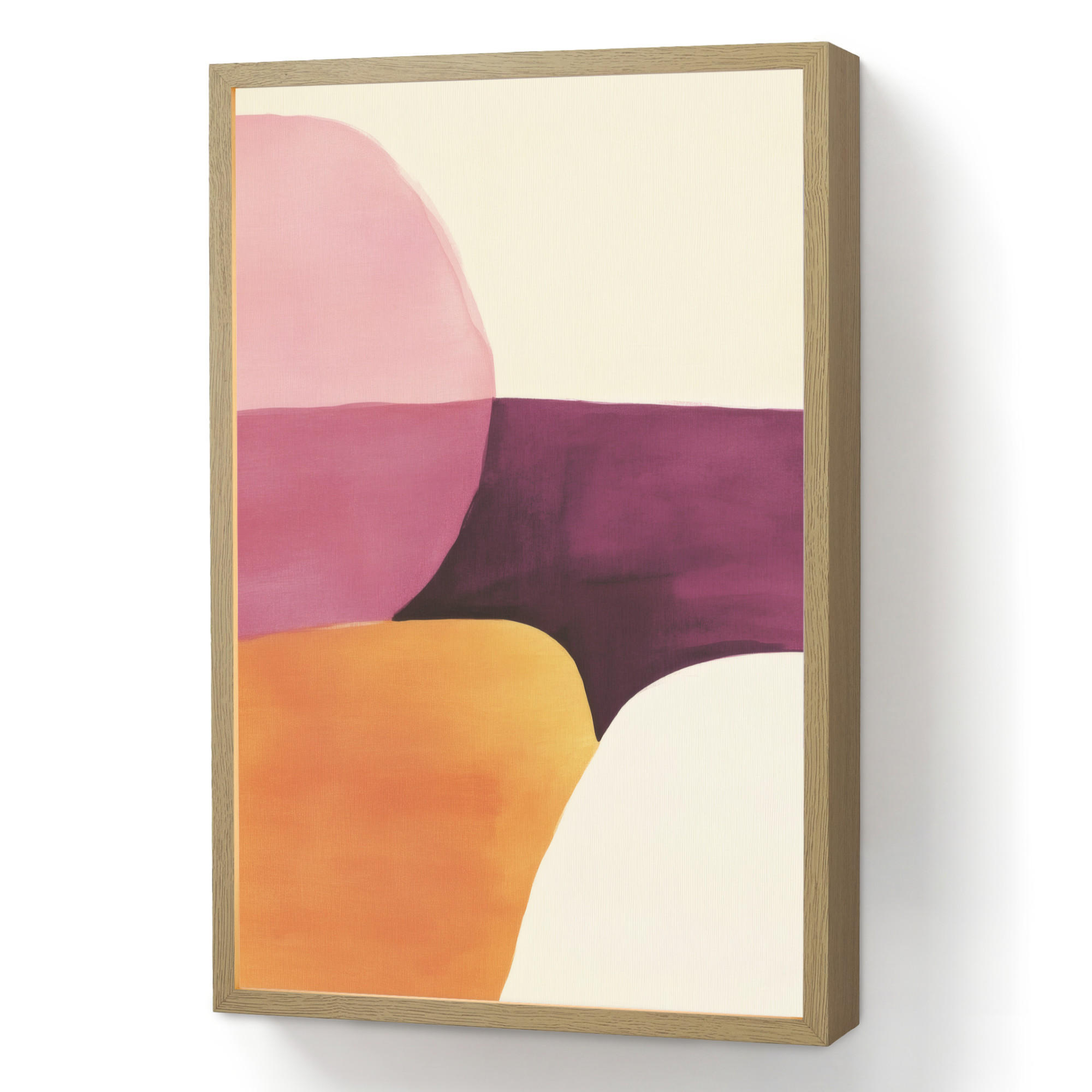 OnlyWow NÁSTĚNNÁ LAMPA S AKUMULÁTOREM Tvary - abstraktní - barevné 40x60 cm