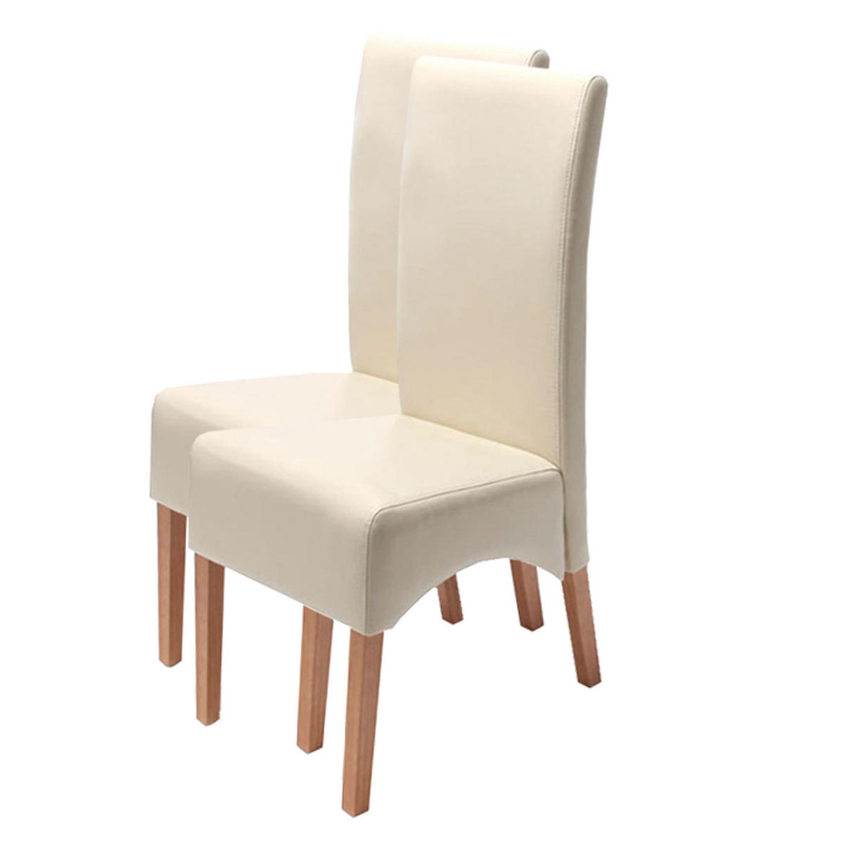 ESSZIMMERSTUHL Beige 2er-Set - Beige, Holz (44/102/54cm) - MCW