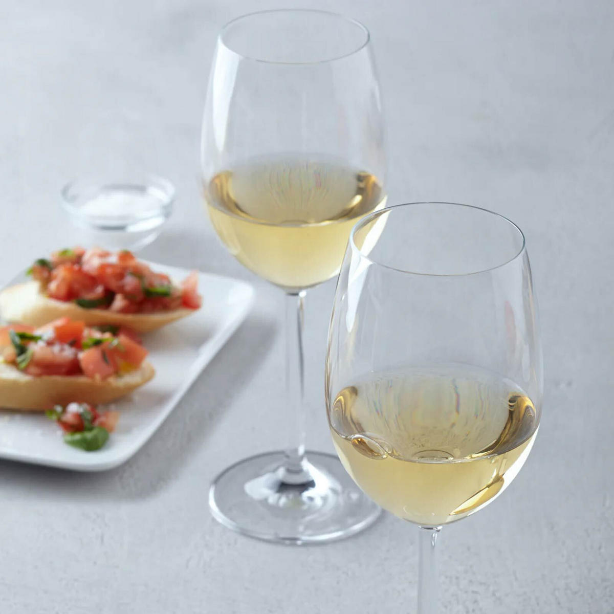 WEISSWEINGLÄSER GEEICHT Daily Gastro-Edition transparent 0,2 l 6er Set - Transparent, Glas (0.2L) - Leonardo Living
