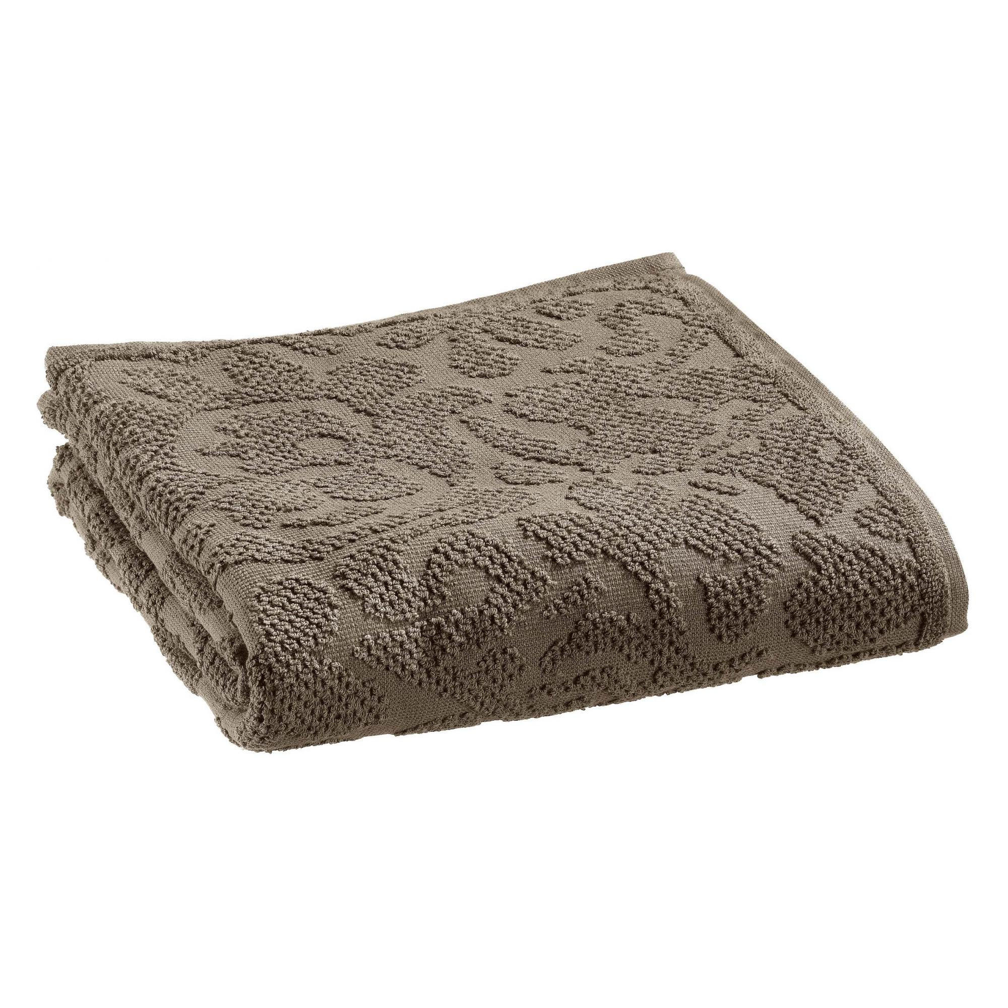 HANDTUCH Gilda carbonfarben 50 x 100 cm - Schwarz, Textil (50/100cm) - Vivaraise