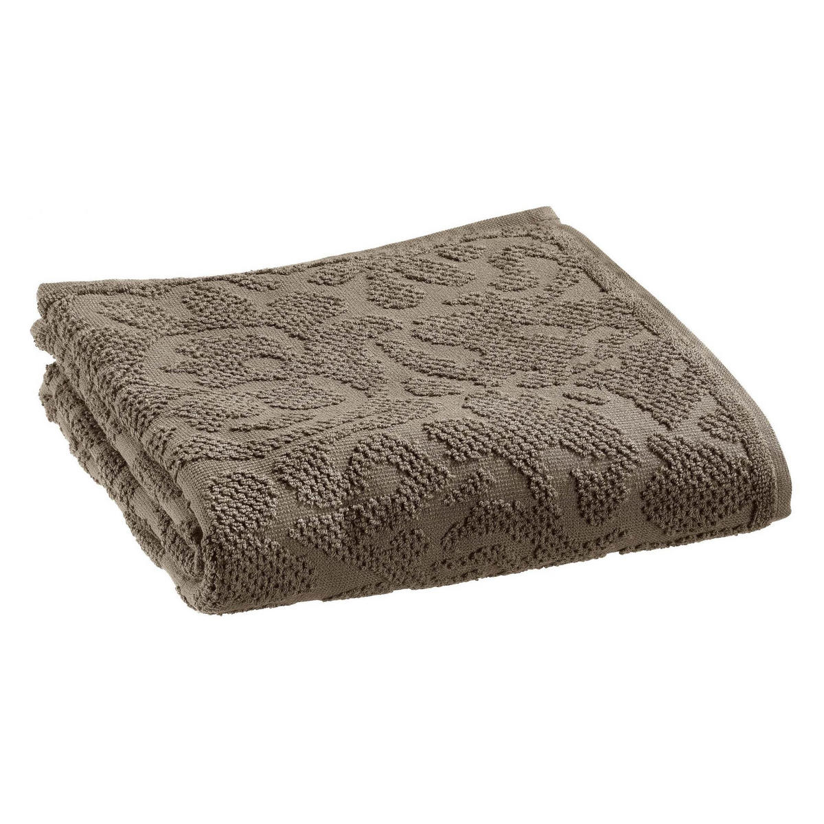 HANDTUCH Gilda carbonfarben 50 x 100 cm - Schwarz, Textil (50/100cm) - Vivaraise