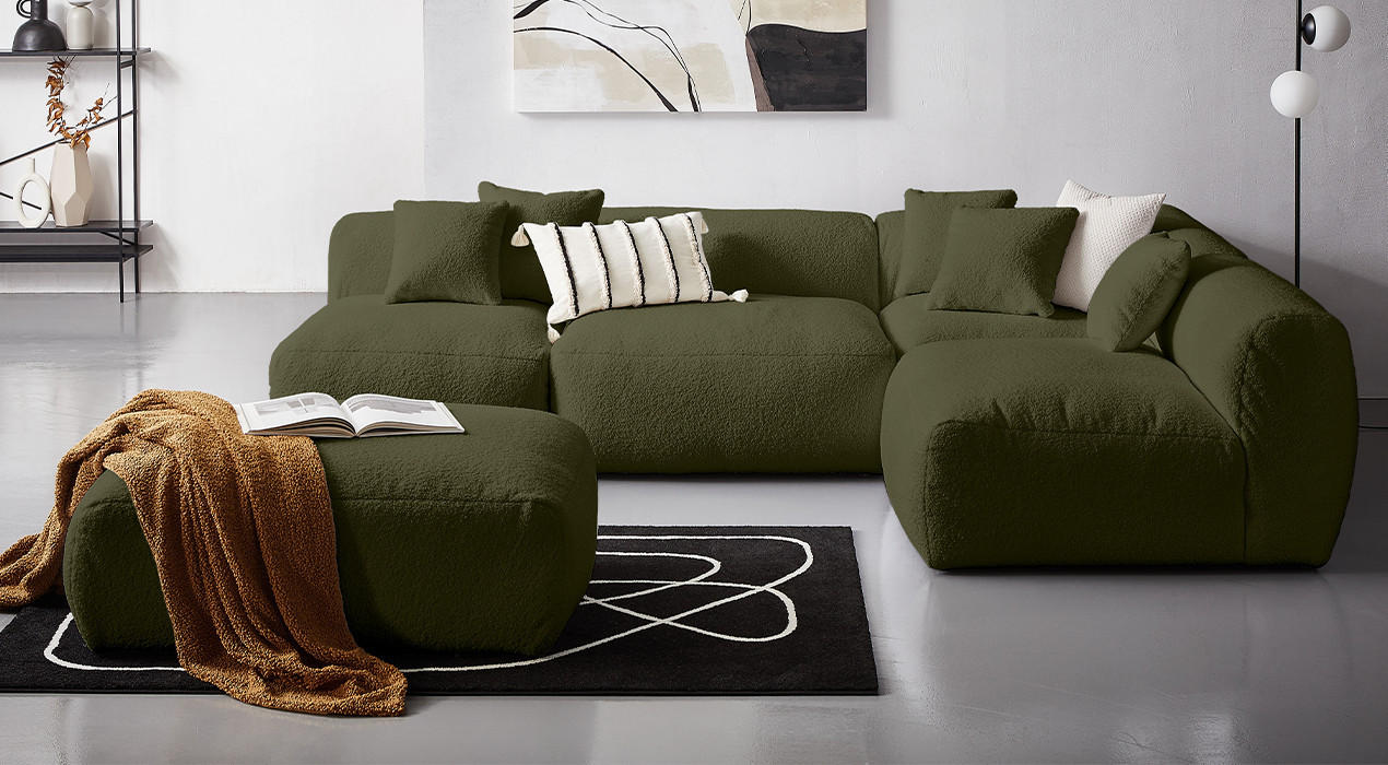 Teaser Modulsofas Grün