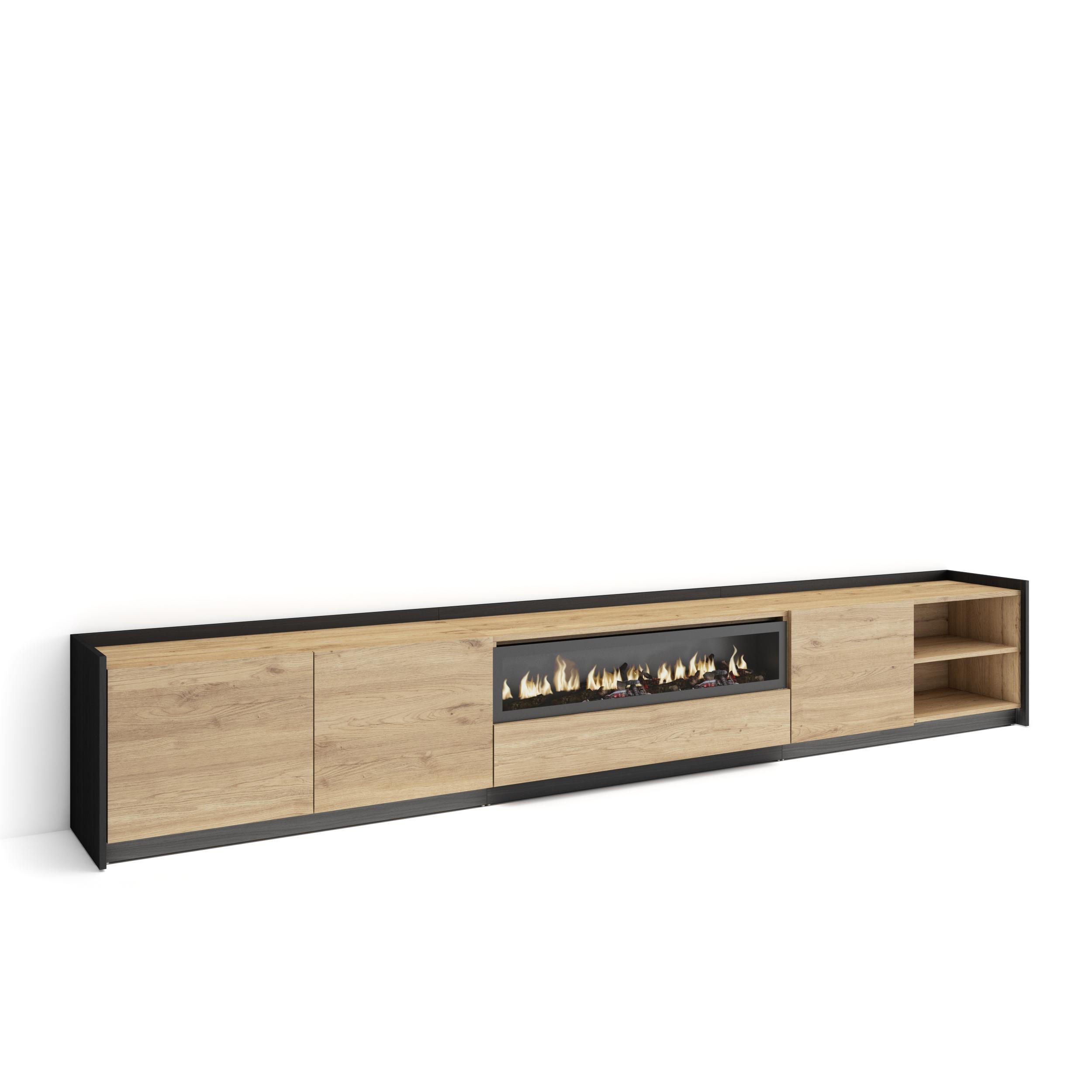 Skraut Home Lowboard, Eiche 310x50x37 cm