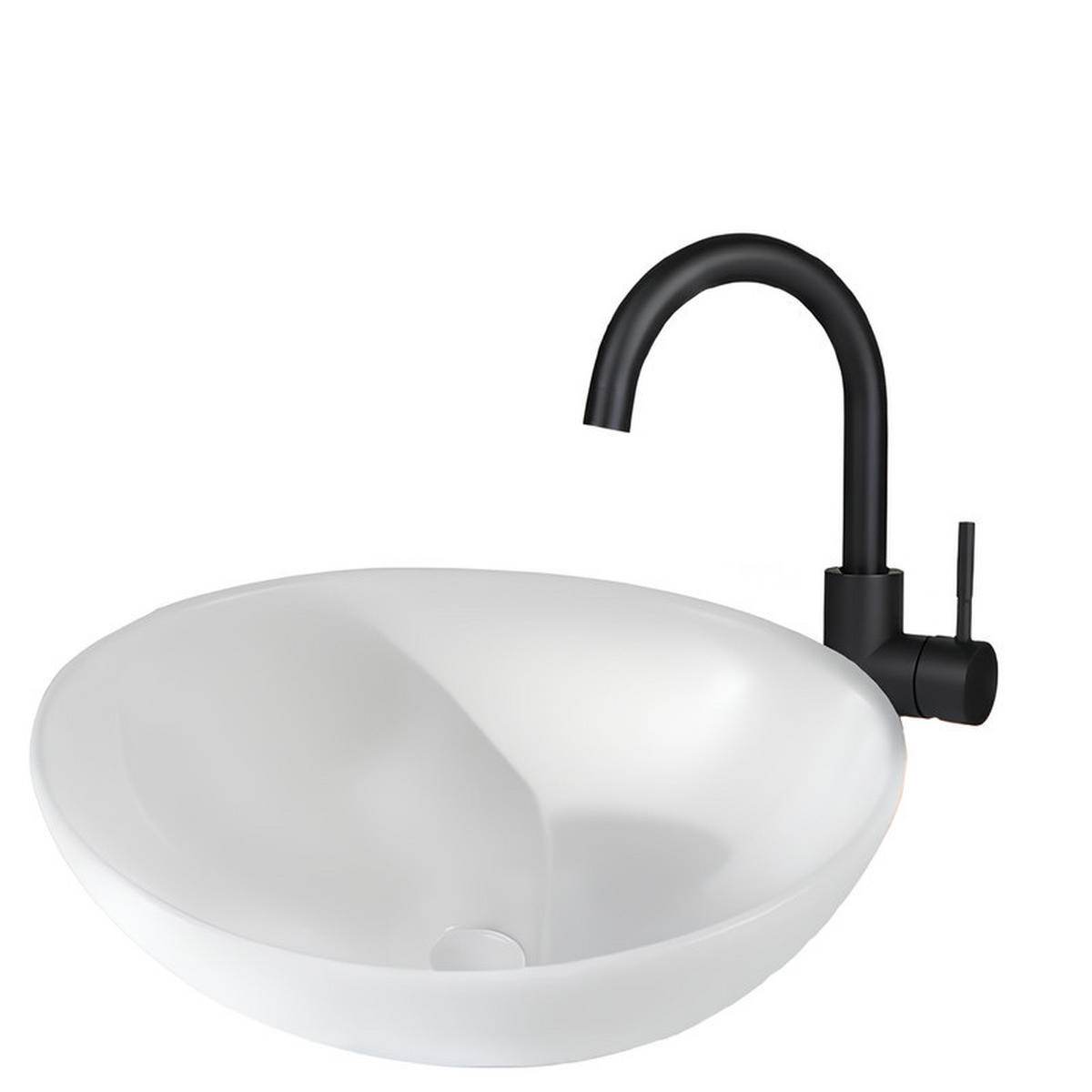 WASCHBECKEN Barsinghausen II 41/33/14.5cm - Weiß, Keramik (33/14.5/41cm) - Nettlife