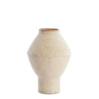 VAZE Vasora Grau 29/29/41 cm - Grau, Keramik (41cm) - Light & Living