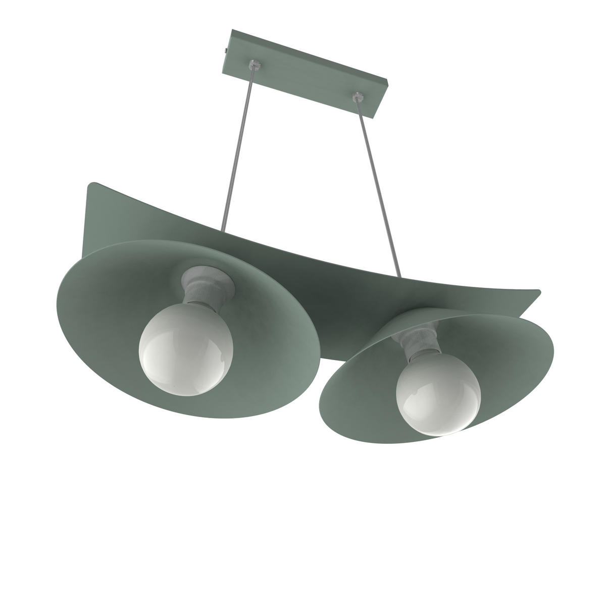 HÄNGELEUCHTE - Grün, Metall (25/50/16cm) - Lumicom