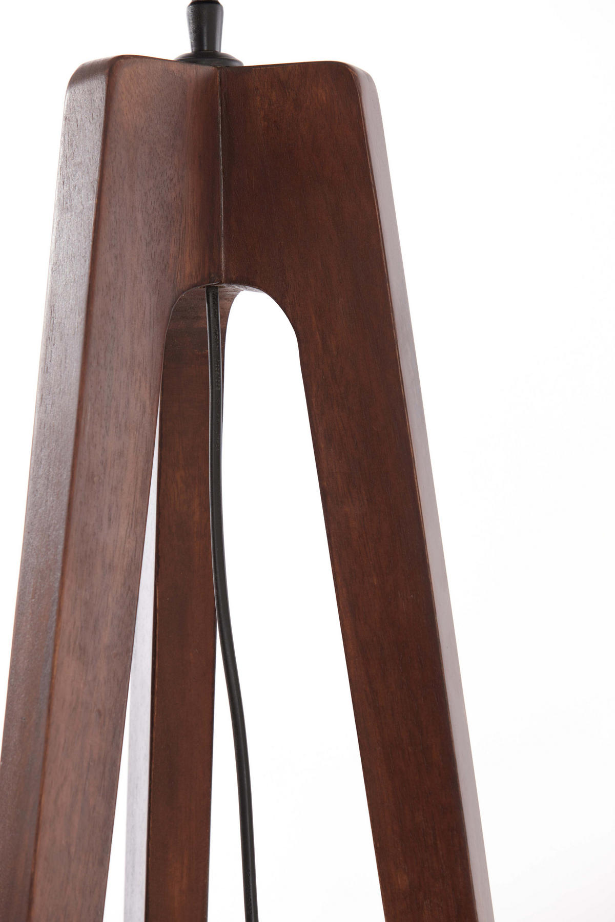 STEHLEUCHTE Troina Braun Ø35/110 cm - Braun, Holz (35/35/110cm) - Light & Living