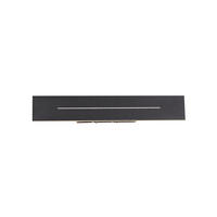 LED WANDLEUCHTE Vision - Schwarz, Metall (5/5/30cm) - Nettlife
