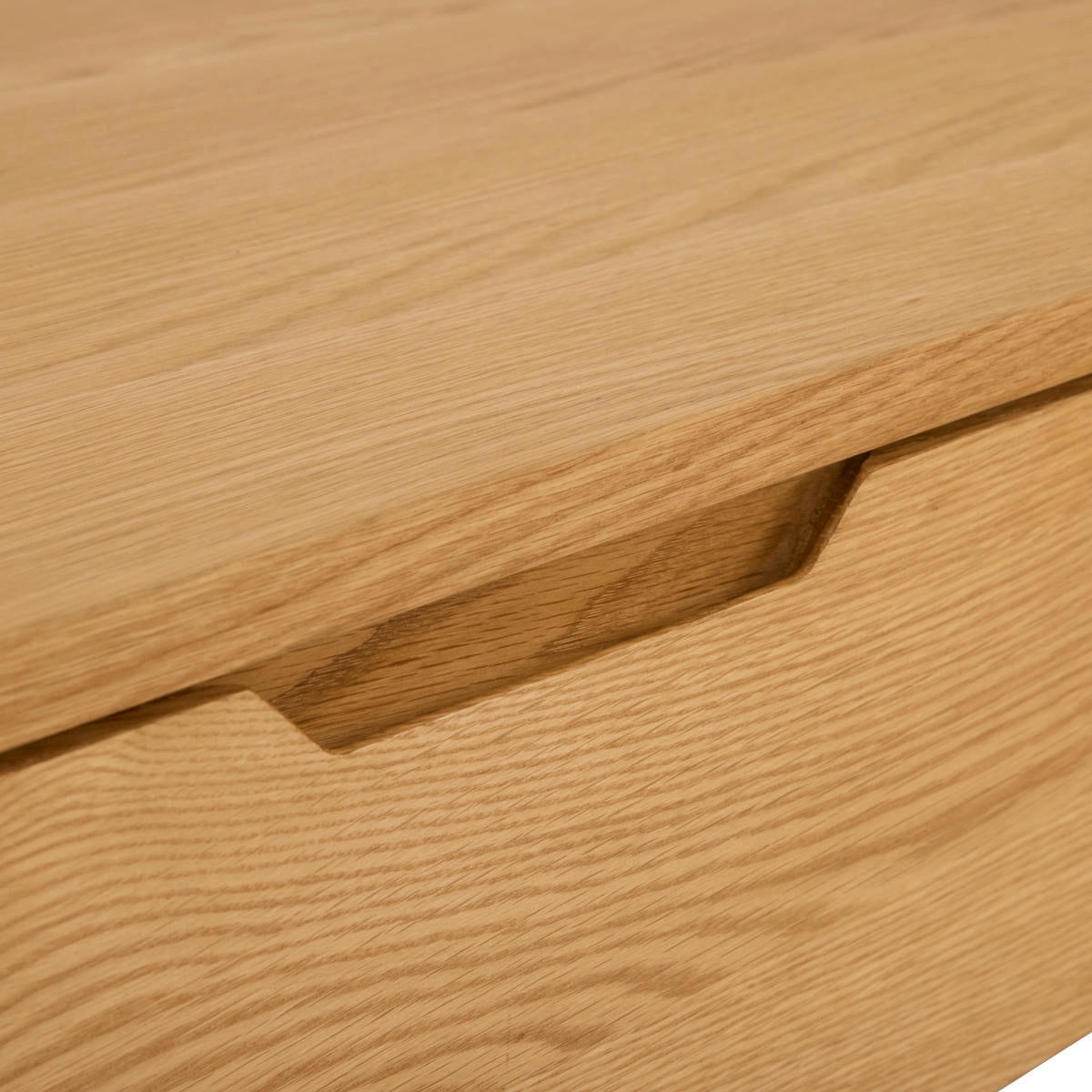 HIGHBOARD Eiche massiv - Eichefarben/Braun, Holz/Holzwerkstoff (123/146/45cm) - Furnhouse
