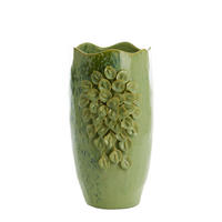 VASE Amiata Grün 31,5/27/50 cm - Grün, Keramik (50cm) - Light & Living