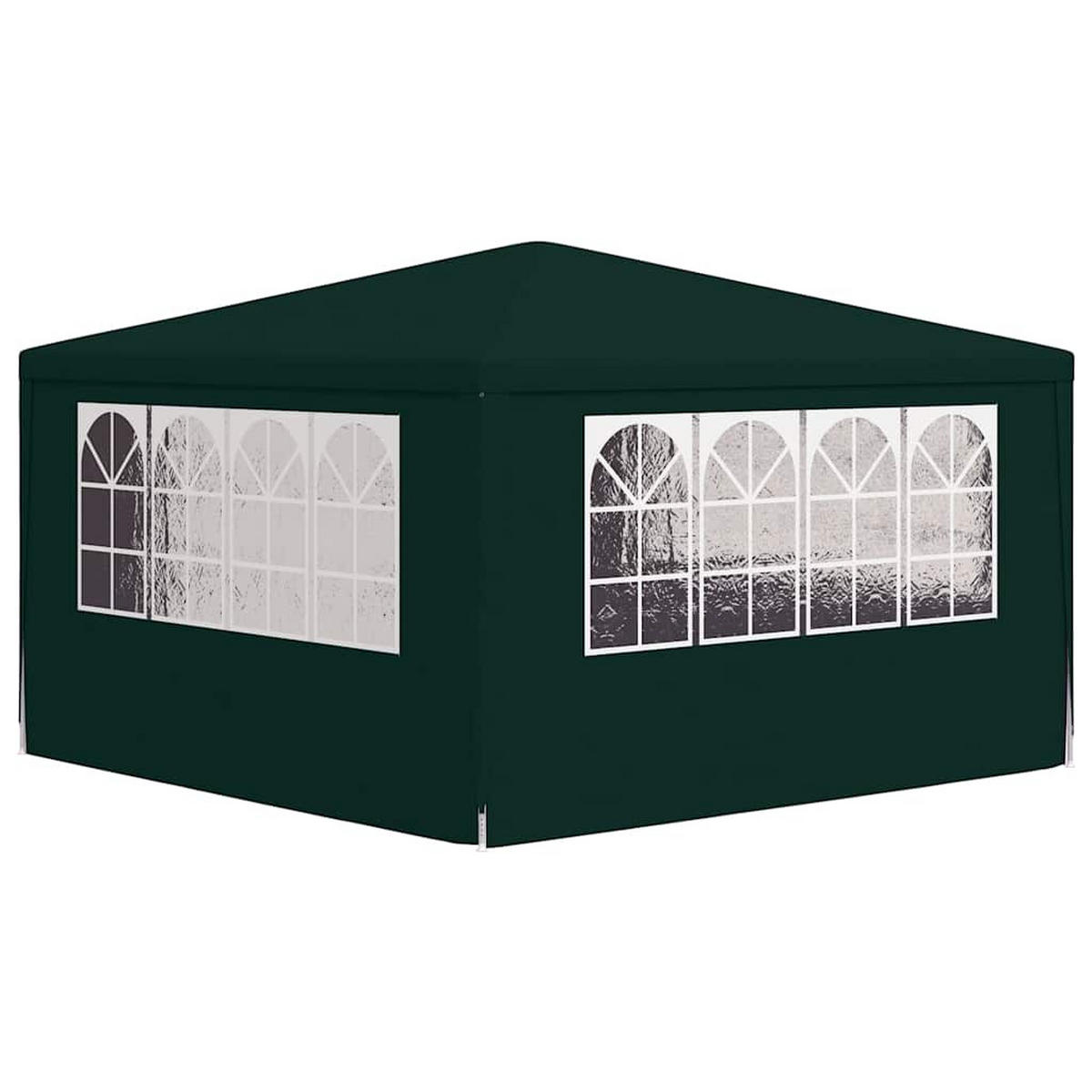 PROFI-PARTYZELT Mit Seitenwänden 4/4 M Grün 90 G/M² - Grün, Kunststoff (400/275/400cm) - vidaXL