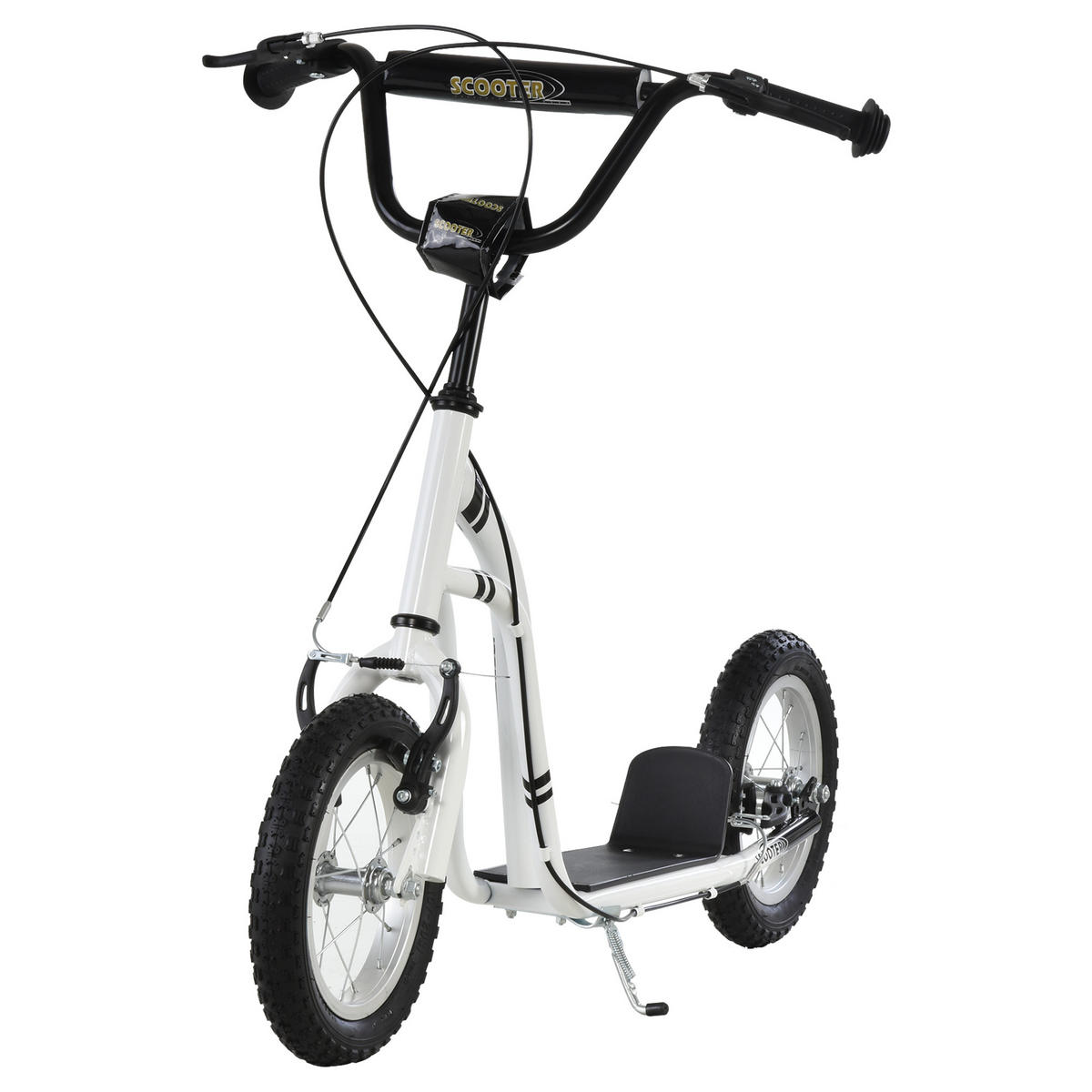 TROTTINETT 12 Zoll Weiss - Weiß, Kunststoff/Metall (85/120/58cm) - Jamb