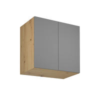 HÄNGESCHRANK 80 cm – Nexa – G80G – Grau - Grau, Holzwerkstoff (80/72/45cm) - ROYAL24_MARKT