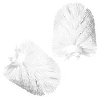 ERSATZ-BÜRSTENKÖPFE (2er Set), Kunststoff, schwarz - Weiß, Kunststoff (8/10cm) - eluno