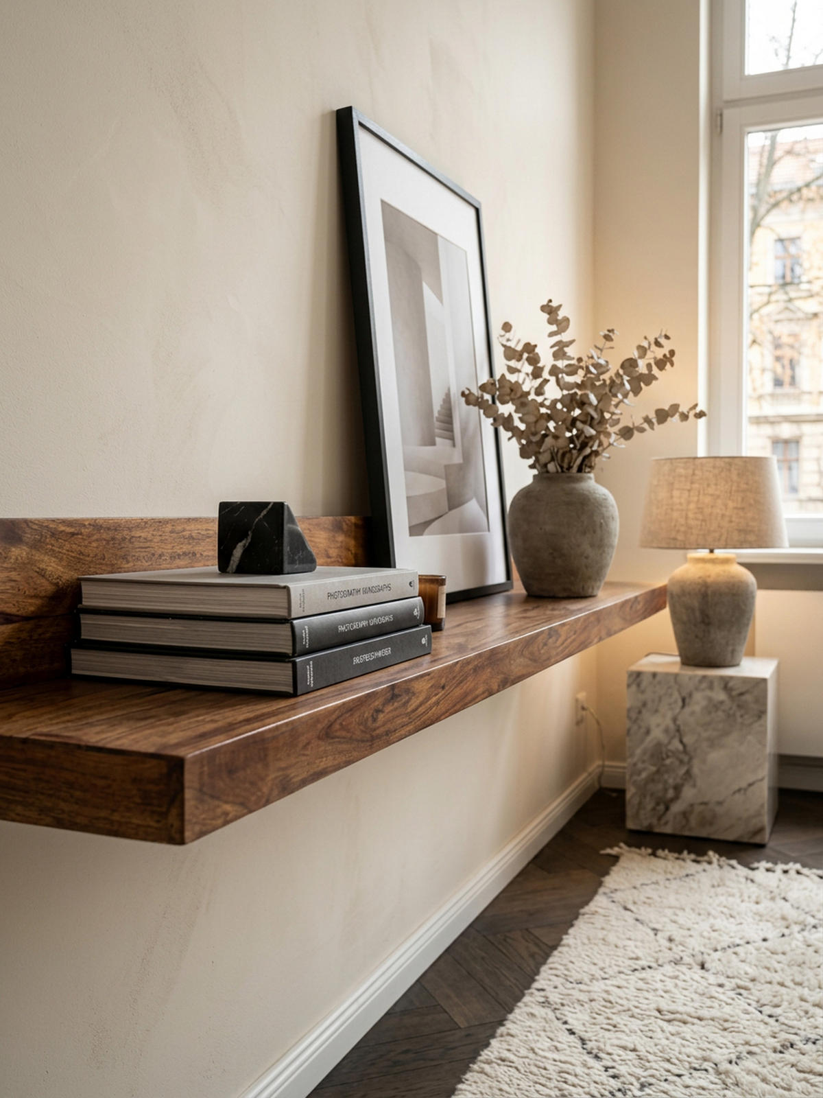 WANDREGAL NAKO Massivholz Flexibles Design Landhausstil, Braun 160x24x17 cm - Braun, Holz (160/17/24cm) - KADIMA DESIGN