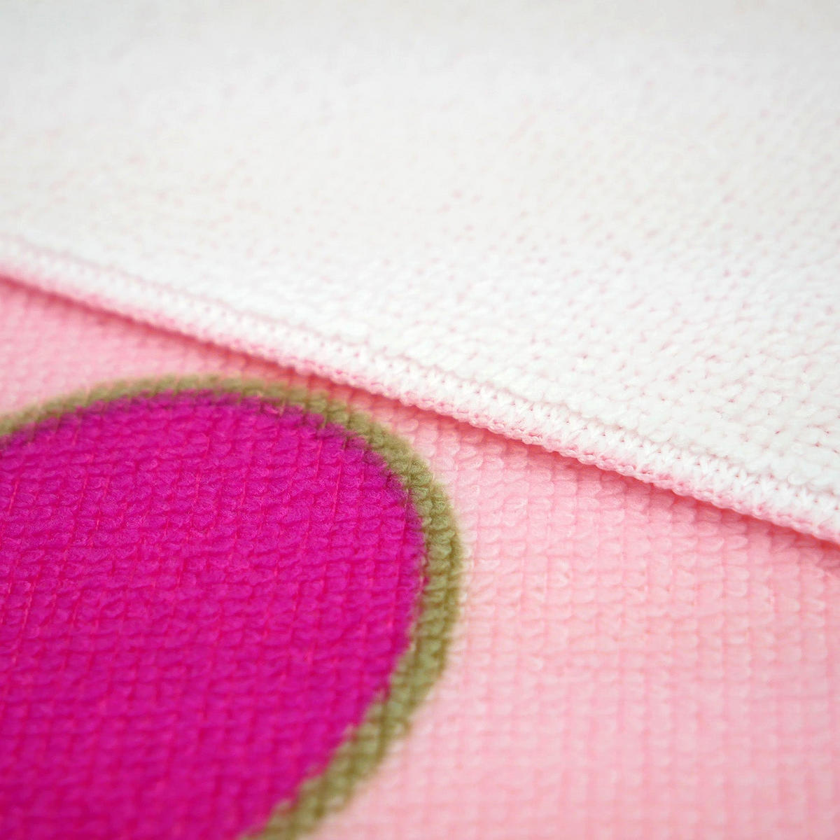 STRANDTUCH Kinder Mikrofaser Rosa 70x140 250g/m² - Herzen - Pink, Textil (140/70cm) - LE COMPTOIR DE LA PLAGE