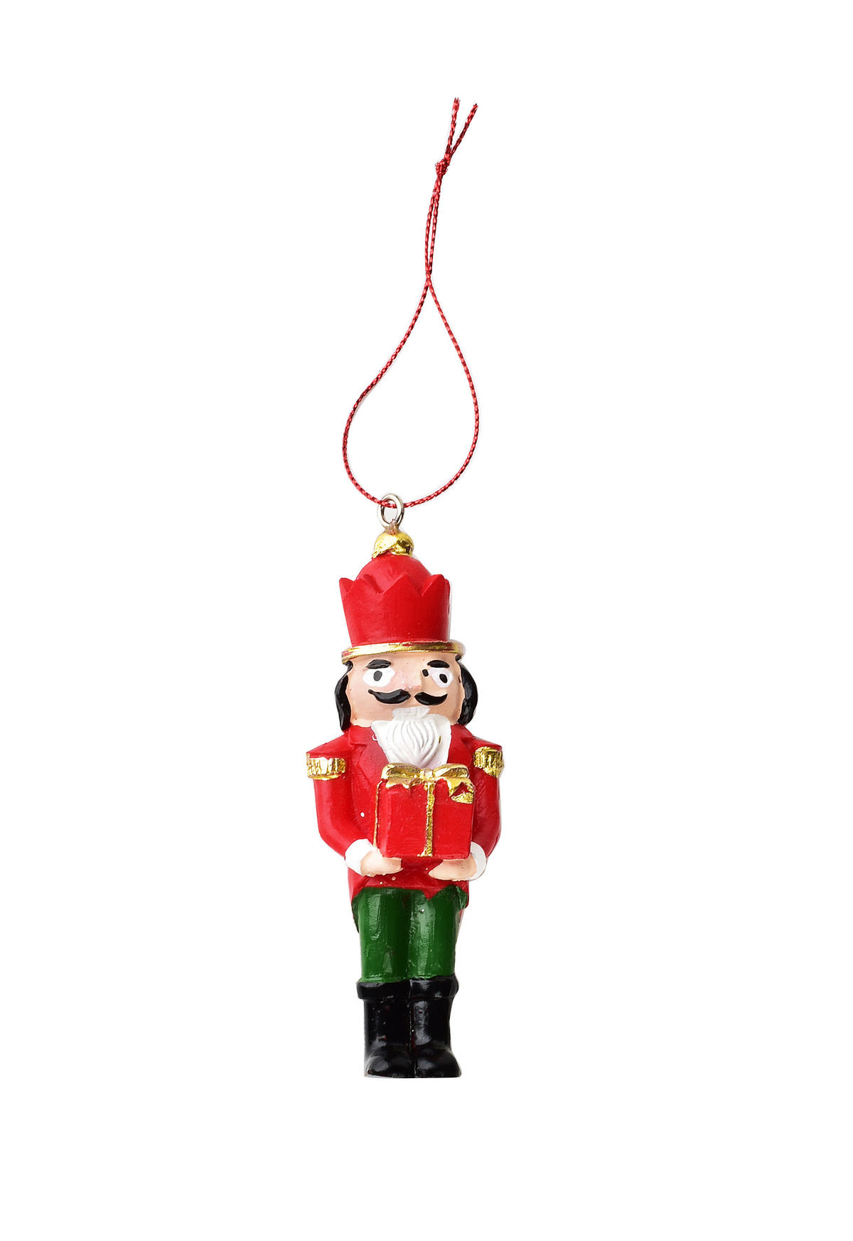 CHRISTBAUMKUGEL Santa Lila Rot 3/4/10.5 cm Kunstoff - Rot, Kunststoff (4/10.5/3cm) - Mondex