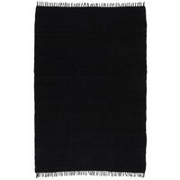 BAUMWOLLE NATUR TEPPICH JOLLY COTTON - Schwarz, Textil (60/120cm) - Pergamon