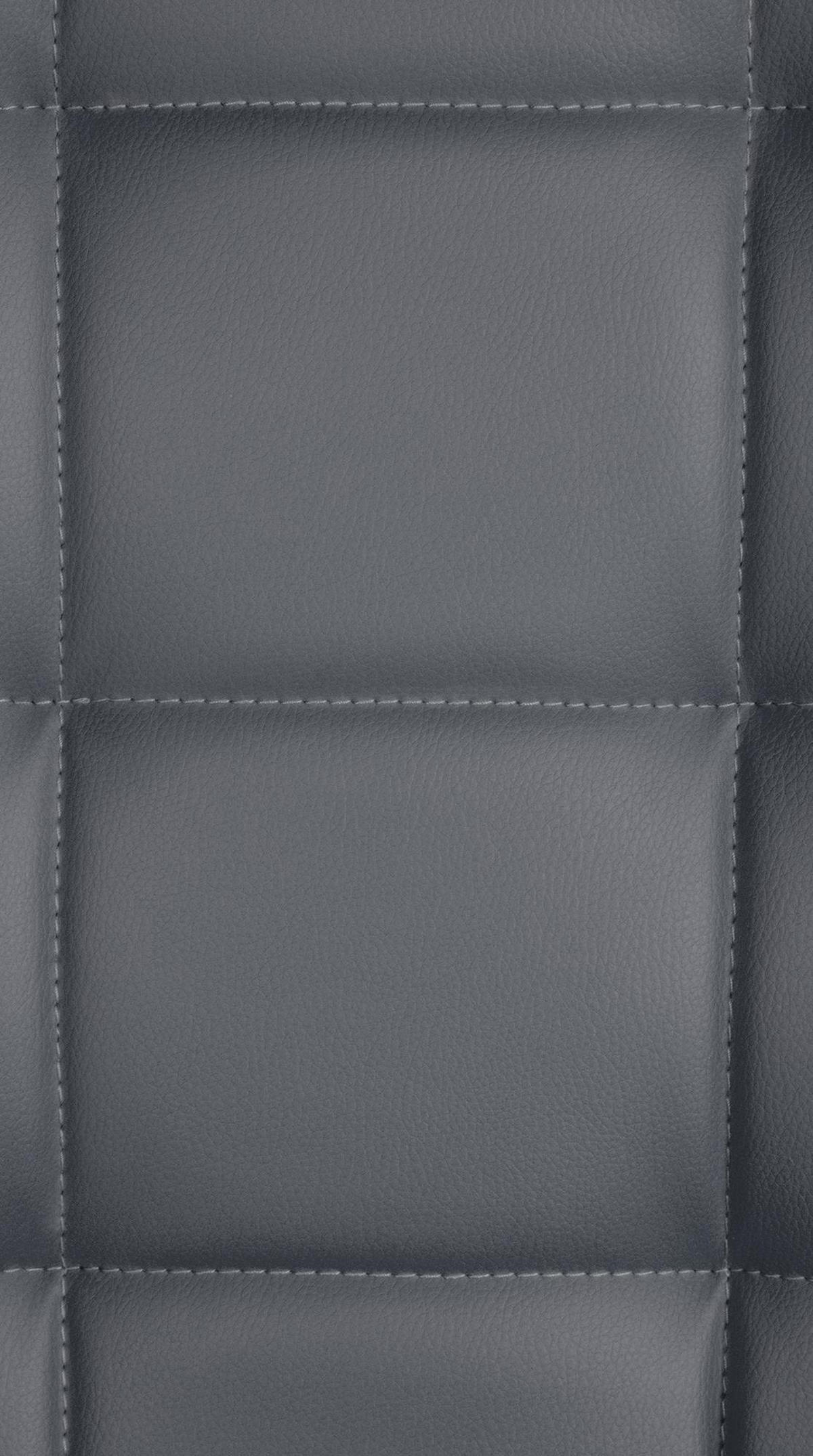 BARHOCKER Pekas Kunstleder chrom grau - Chromfarben/Grau, Kunststoff/Metall (45/133/54cm) - TPFLiving