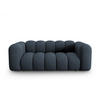 SOFA Lupine aus Chenille-Stoff königsblau 2 Sitzplätze - Dunkelblau, Textil (95/70/200cm) - Micadoni