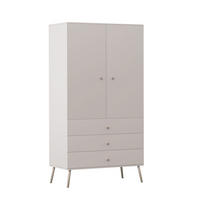 DREHTÜRENSCHRANK VALERIO 2-türig 100/52/202 cm Kaschmir - Kaschmir, Naturmaterialien/Holz (100/202/52cm) - Idohome
