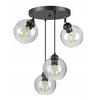 PENDELLEUCHTE HAGEN - Transparent, Glas/Metall (40/40/70cm) - kiki design