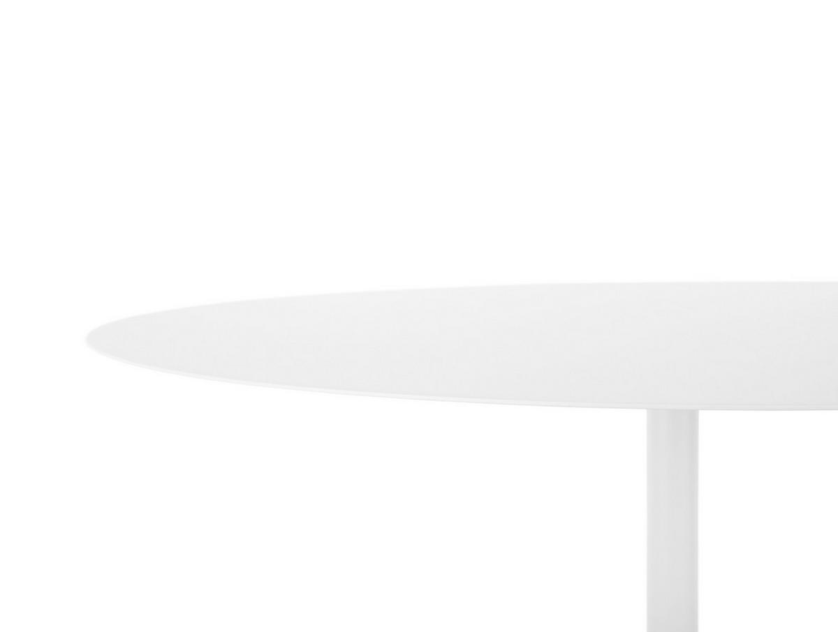 BEISTELLTISCH Nowa Low 55/55/35 cm - Weiß, Metall (55/55/35cm) - Leitmotiv