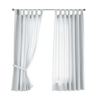 VORHANG 2ER SET POTSDAM HxB 175x140 cm Weiß - Weiß, Textil (140/175cm) - Gardinenbox