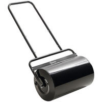 RASENWALZE DE-10119 U-Griff, 32 cm, 38 L Füllvolumen Schwarz - Schwarz, Metall (32.5/113/58cm) - ComfortXL