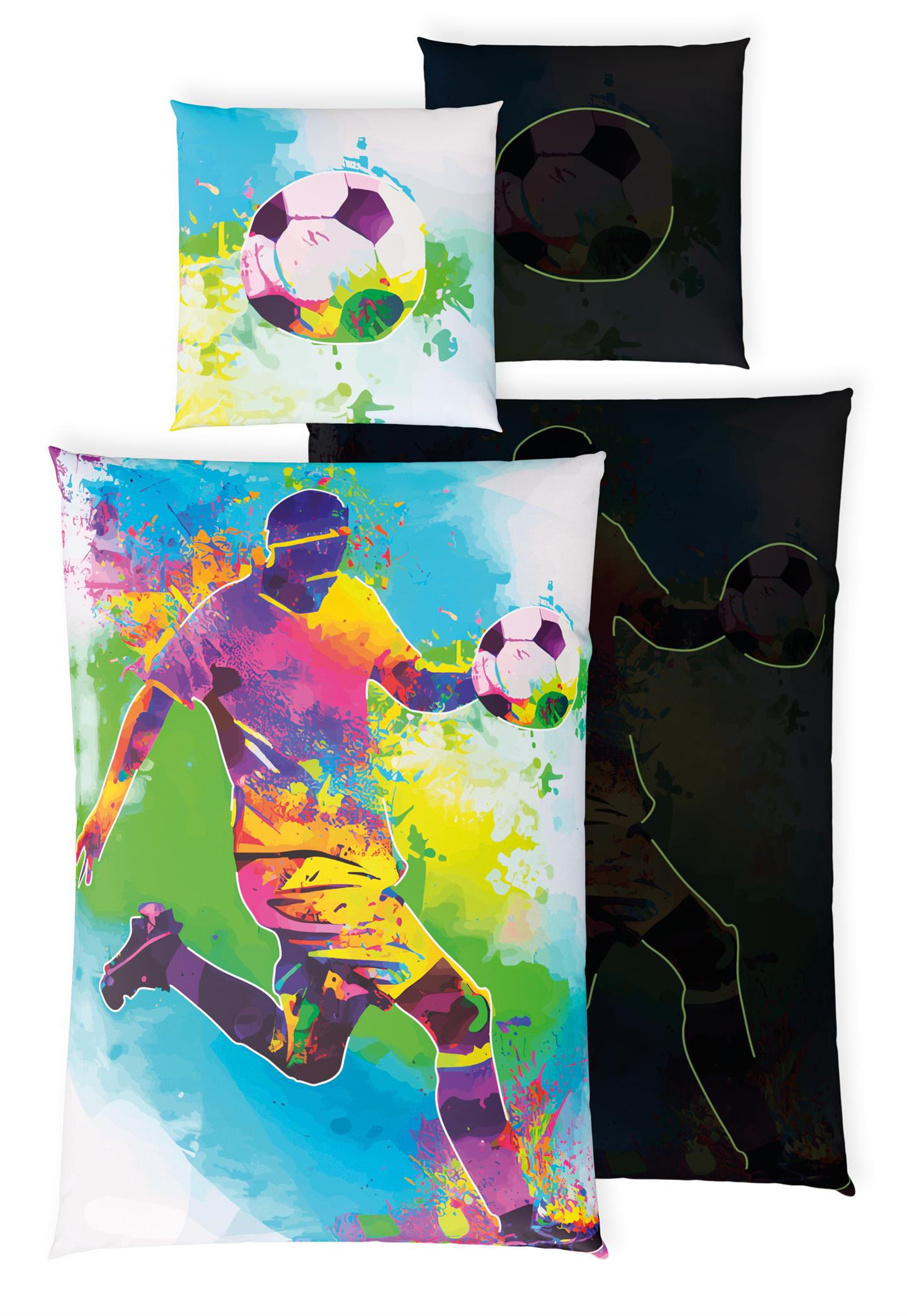 Carpe Sonno Kinderbettwäsche Grün 135x200 cm