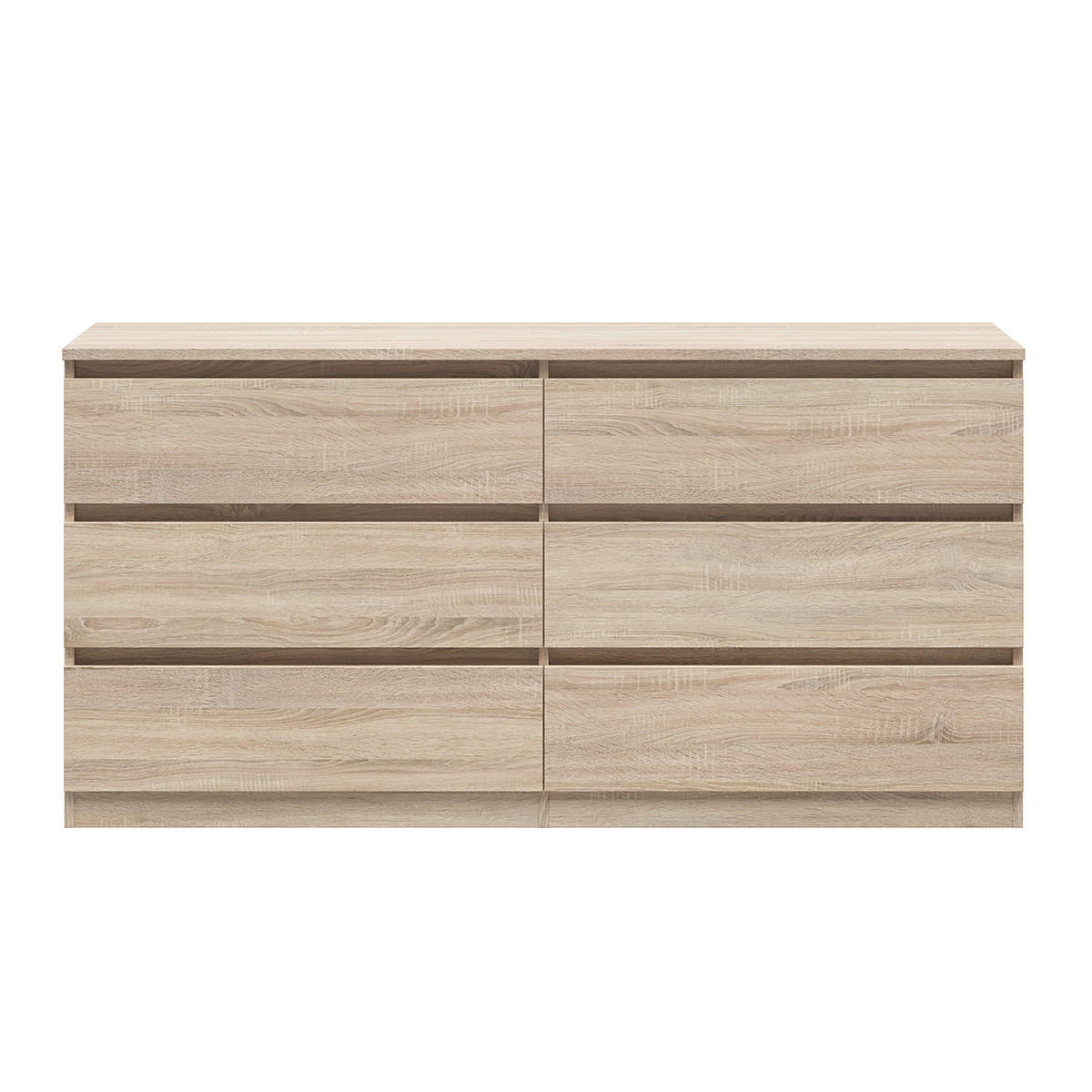 KOMMODE Edwin Holz - Braun, Holzwerkstoff (150/75/45cm) - Petits-meubles