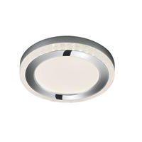 LED DECKENLEUCHTE SLIDE Weiß - Weiß, Kunststoff (40/40/4cm)