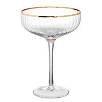 CHAMPAGNERSCHALE Golden Twenties - Transparent, Glas (0.4L) - Butlers