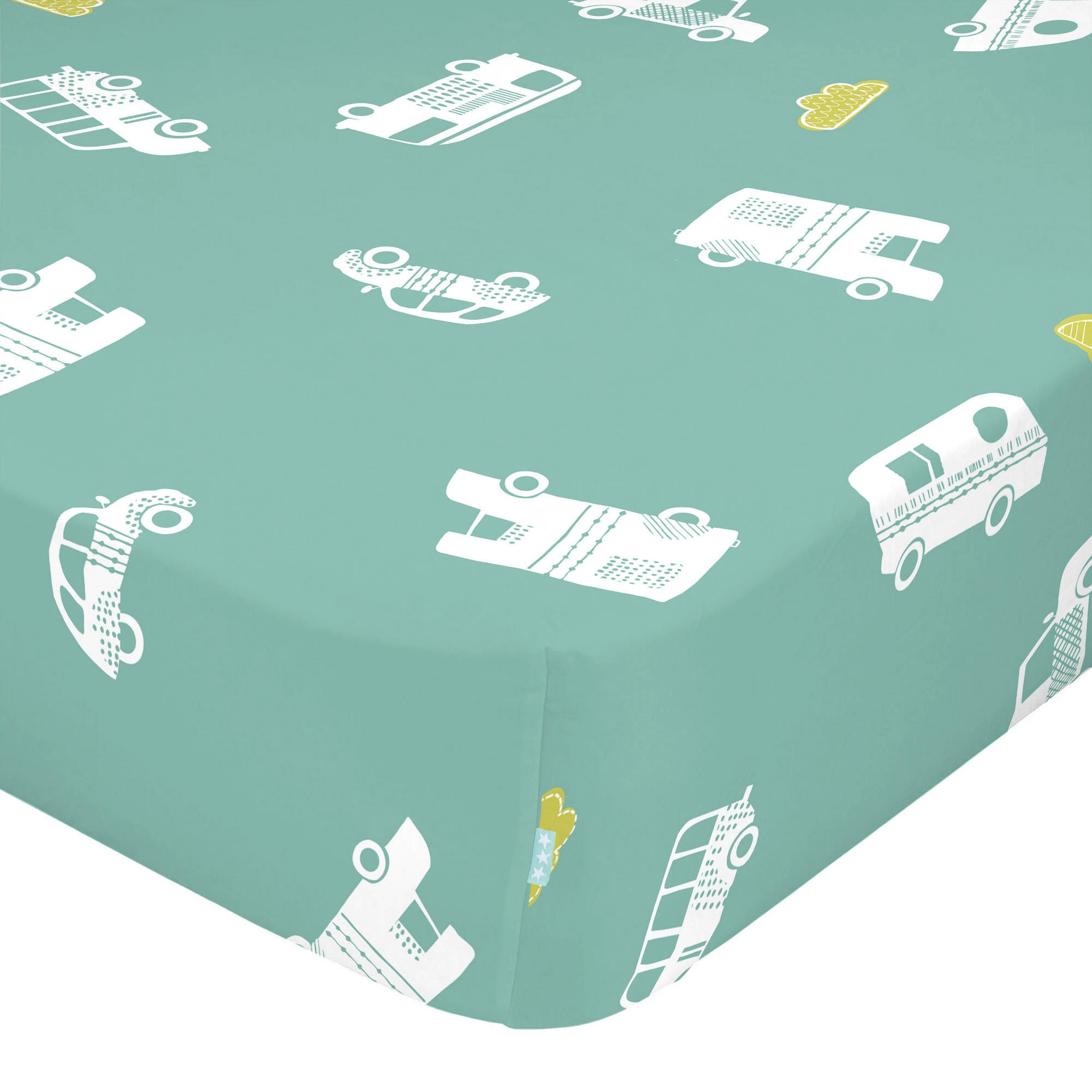SPANNBETTTUCH holidays 105x200x32 cm mehrfarbig - Multicolor, Textil (105/200cm) - Happy Friday