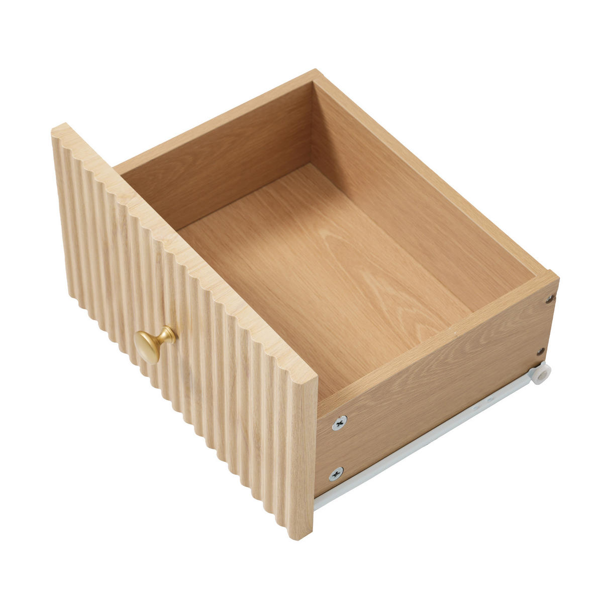 BADEZIMMER-HOCHSCHRANK 40x30x172 cm Natur aus Holzwerkstoff mit Schubladen & Soft-Close - Naturfarben, Holzwerkstoff (40/172/30cm) - Modfu