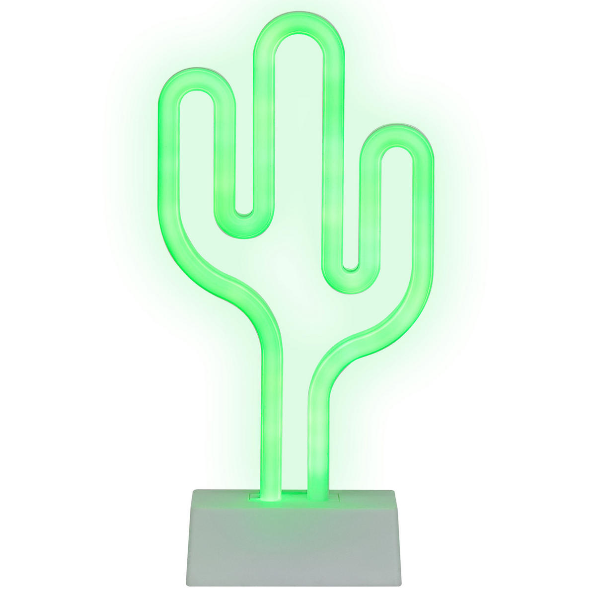 NEONLICHT LED Dekofigur mehrfarbig 3er Set MABEL - Multicolor, Kunststoff (10/20/27cm) - Beliani