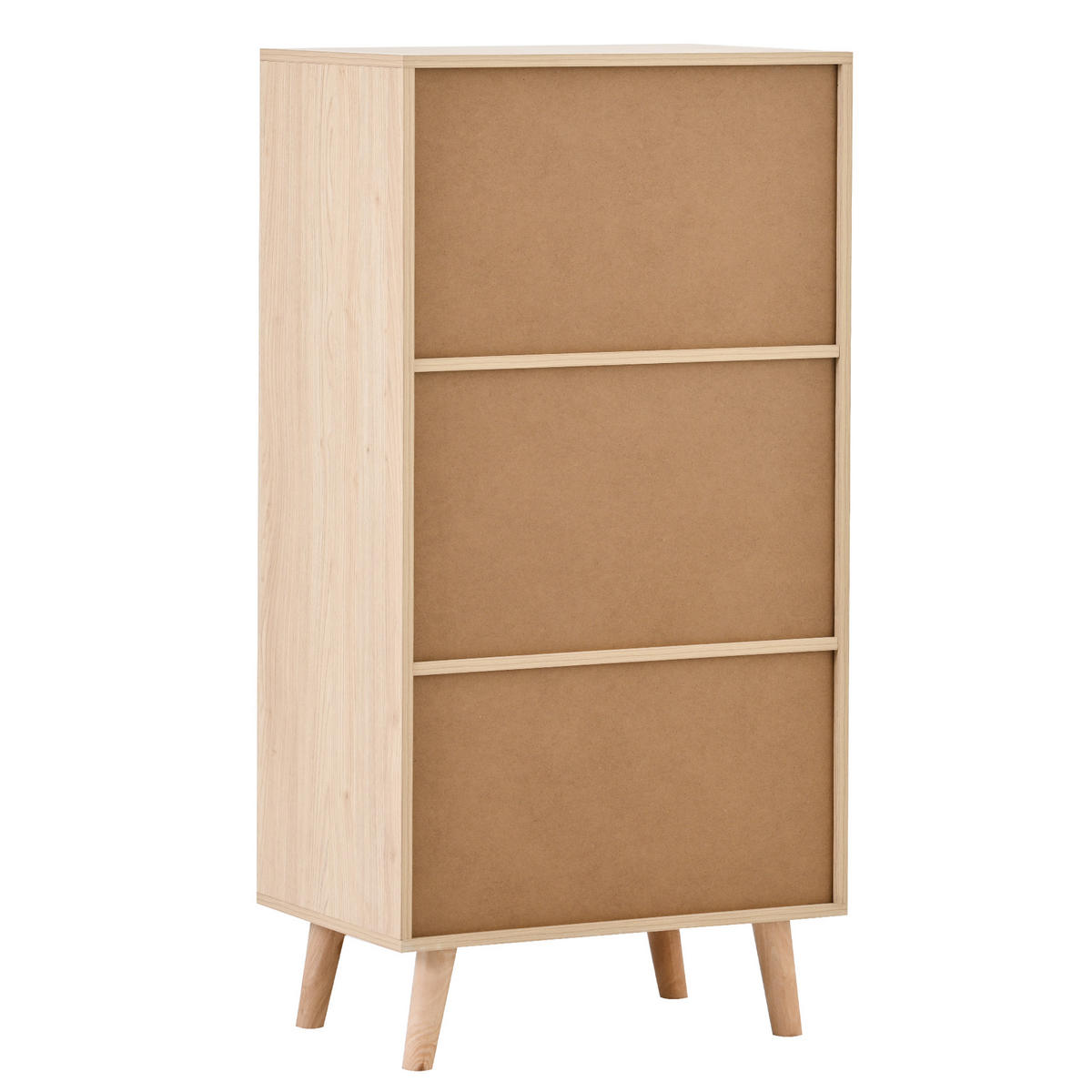 SIDEBOARD, TV-Tisch, 2 Türen, Schubladen, 60cm - Eichefarben, Holzwerkstoff (40/120/60cm) - FLIEKS