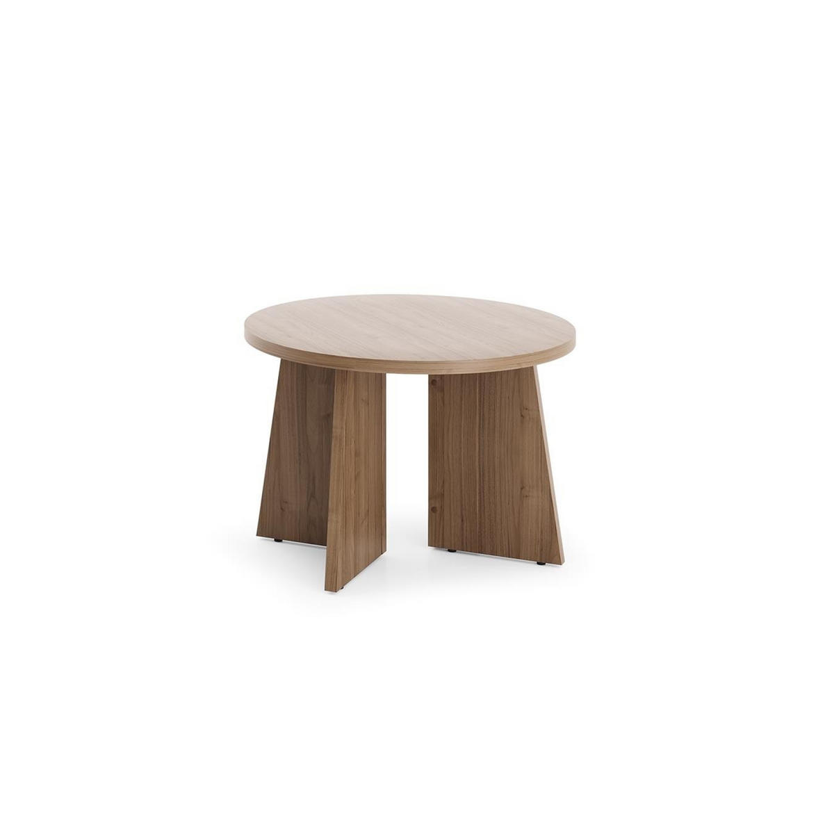 COUCHTISCH Aurena, Kaschmir mit Walnuss - Walnussfarben, Holzwerkstoff (58/58/40cm) - Bettso
