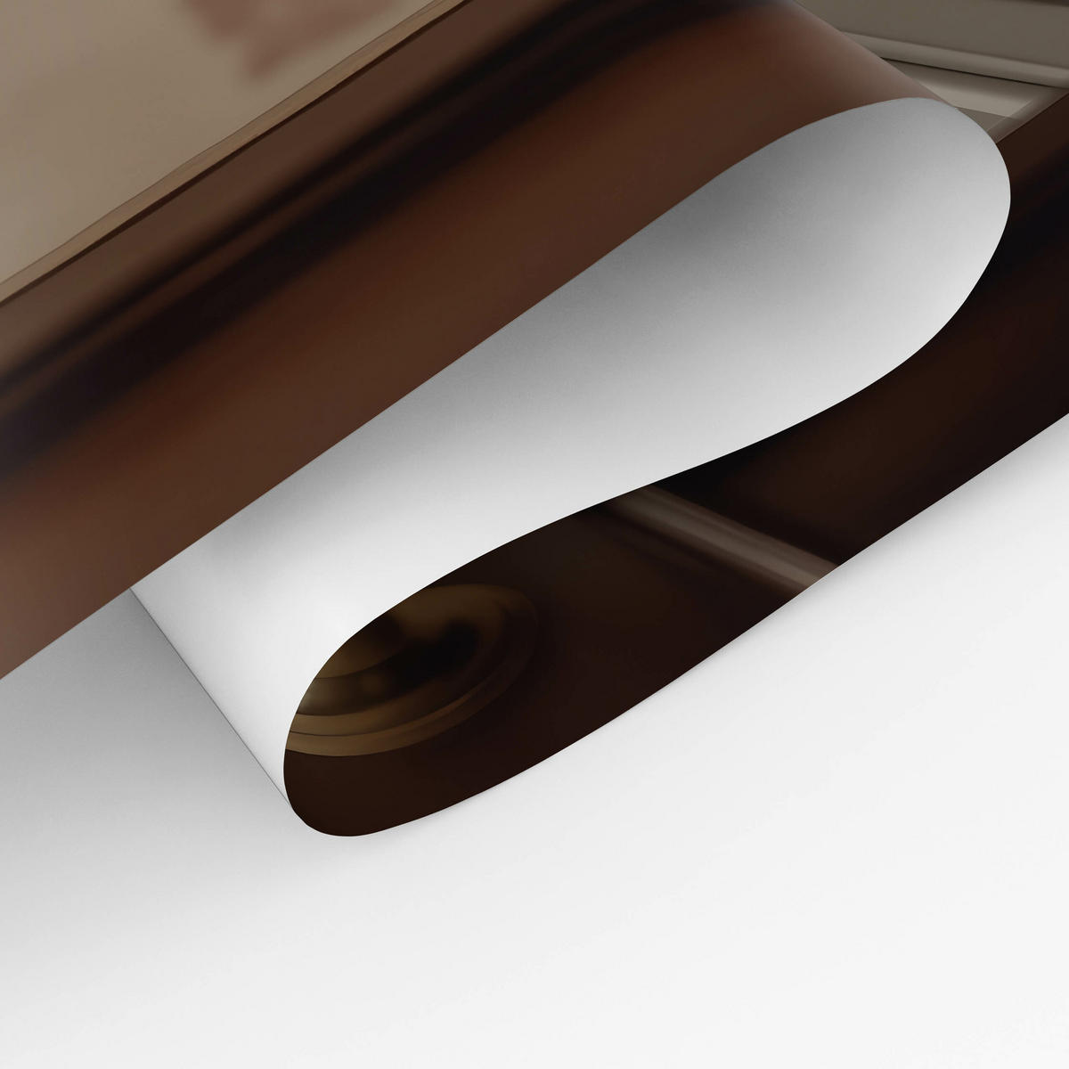 POSTER für WC Badezimmer ALPAKA mit Zeitung auf Toilette Abstraktion 50x70cm - Beige/Schwarz, Papier (50/70/70cm) - Muralo