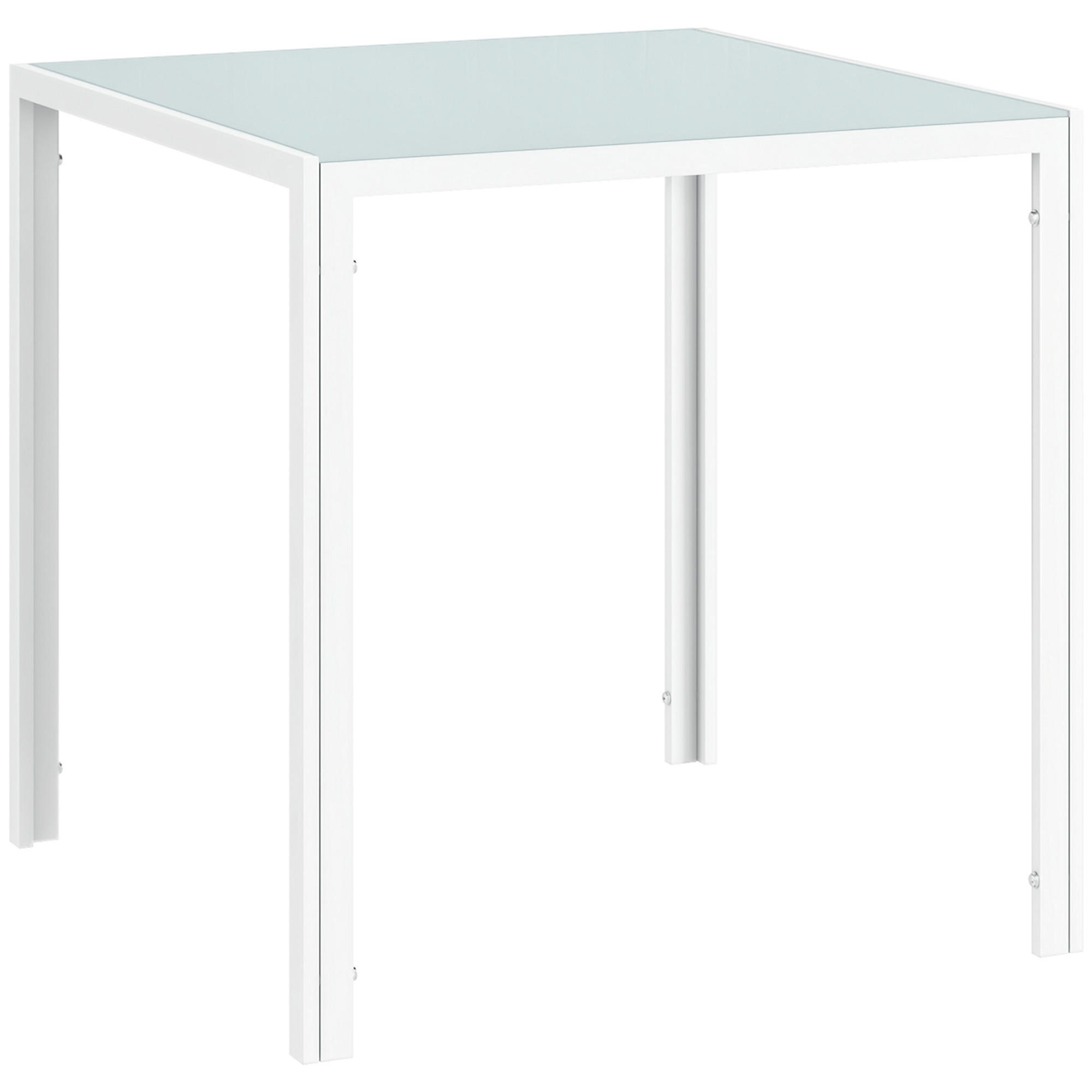 ESSTISCH Weiß 1 Stück - Weiß, Naturmaterialien (75/75/75cm) - GiPP