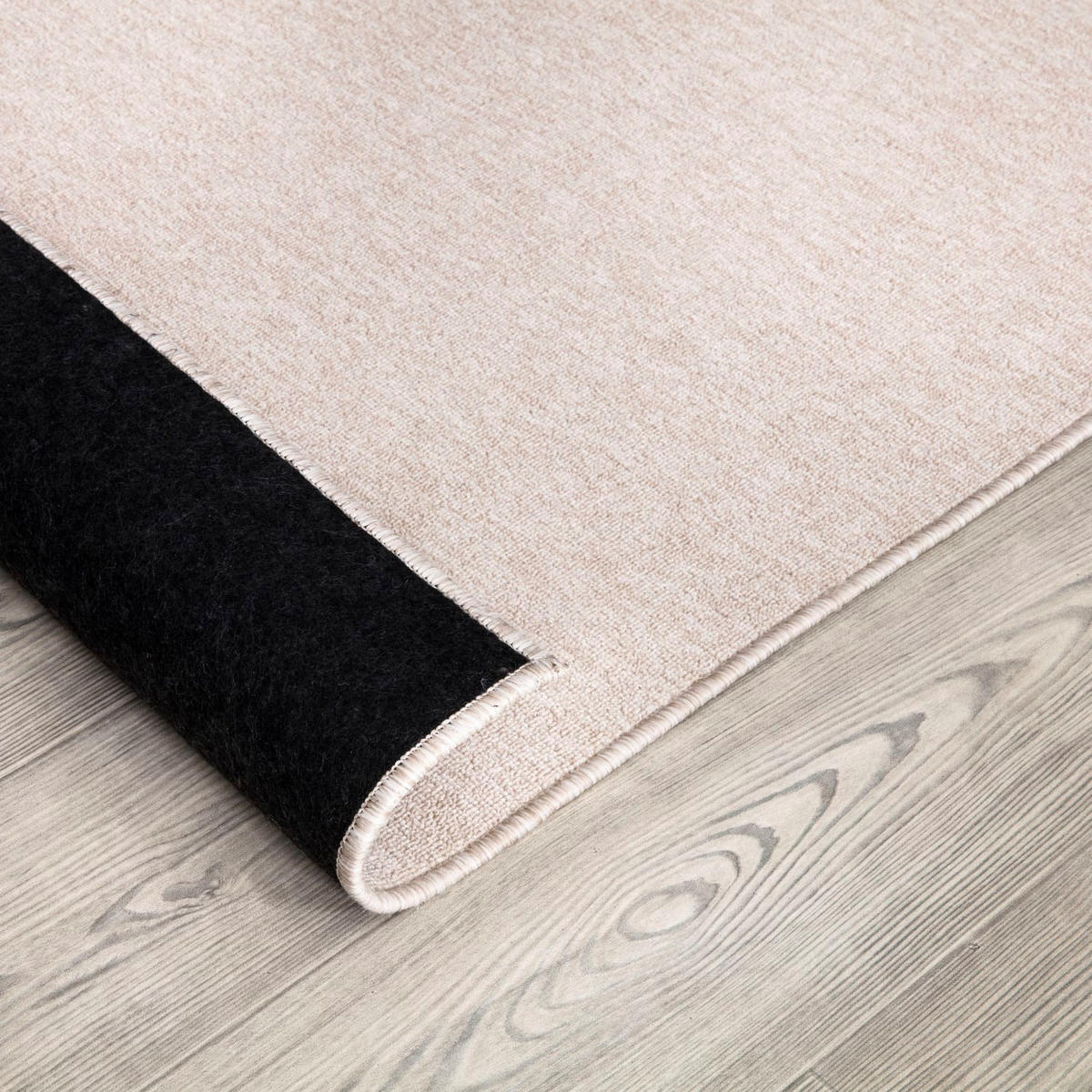 FLACHWEBTEPPICH Waschbar, einfarbig, Creme, 240 x 330 cm - Creme, Textil (330/240cm) - KADIMA DESIGN