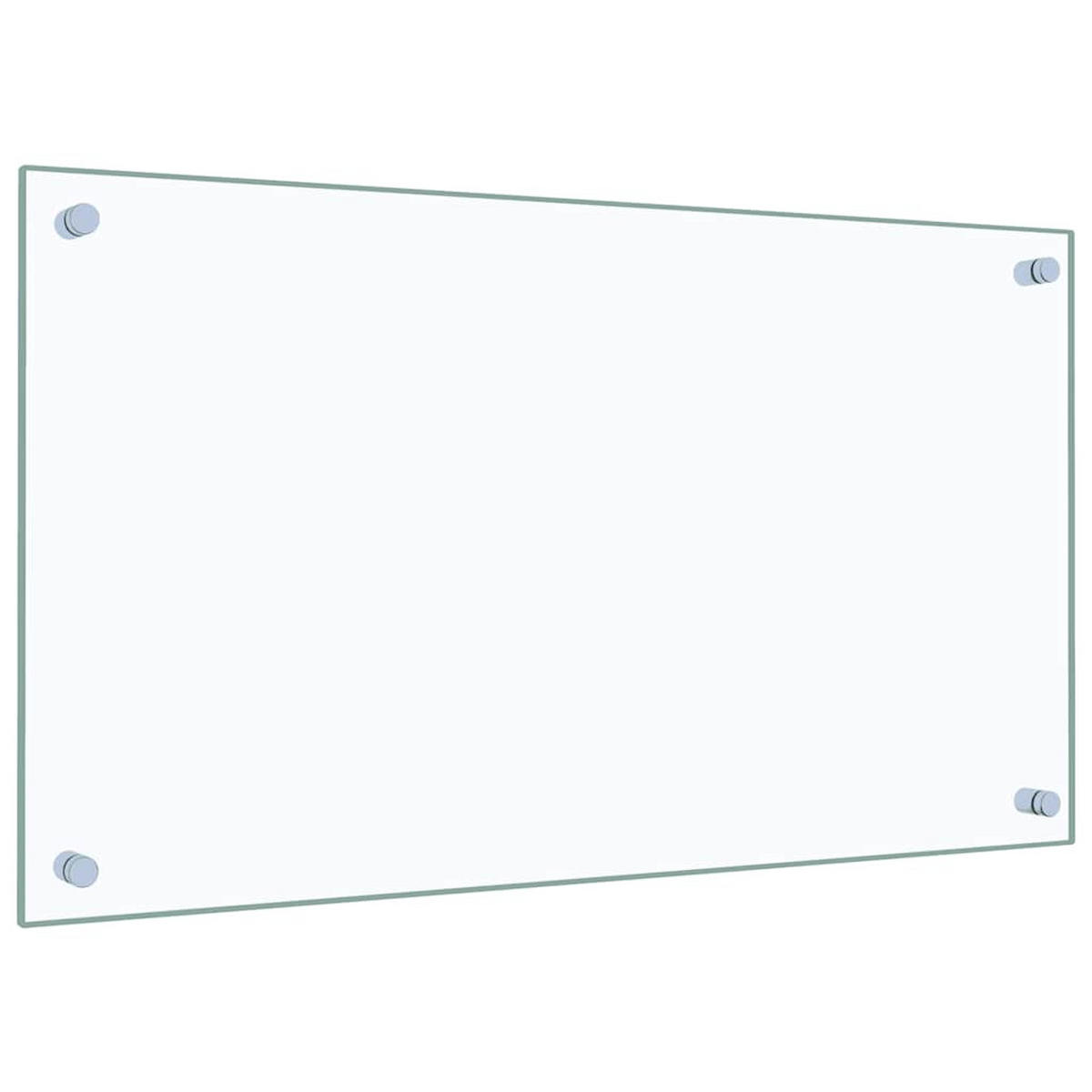 KÜCHENRÜCKWAND Glas 70x40 cm Transparent Wand-Spritzschutz - Transparent, Glas (70/40/0.6cm) - DELUKE