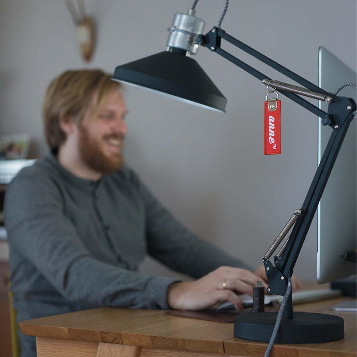 TISCHLEUCHTE Zappa Metall Schwarz - Schwarz, Metall (50/50/35cm)
