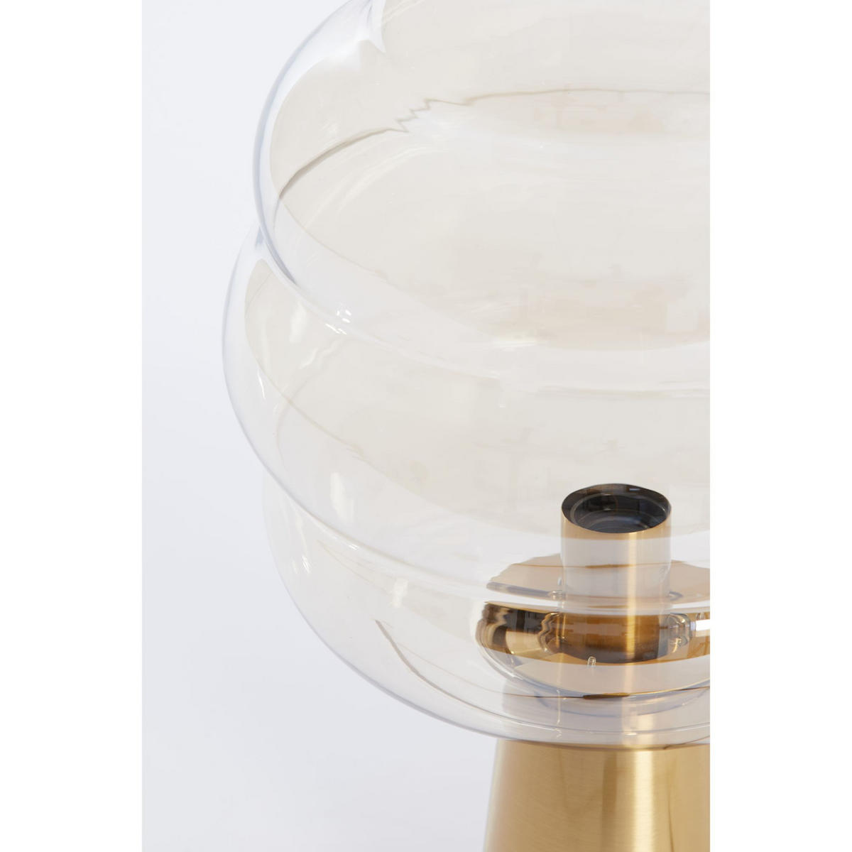 TISCHLAMPE Misty Orange 30/30/46 cm - Orange, Glas (30/30/46cm) - Light & Living